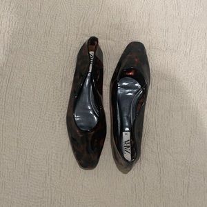 Zara rubber rain flats